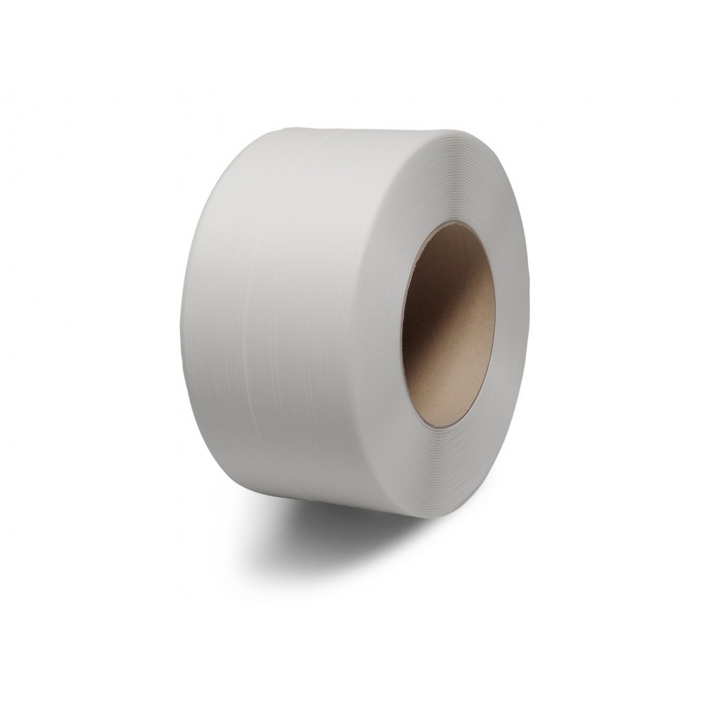 Polypropylene PP strapping tape 15x0,65x2000/200 white