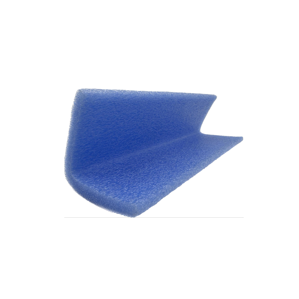 Polyethylene foam corner L75x75x2m blue