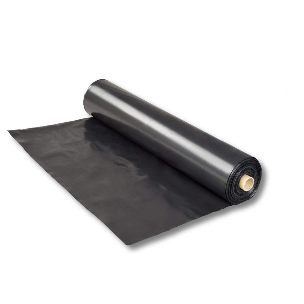 Polyethylene film 200micx1.5mx2x120m black