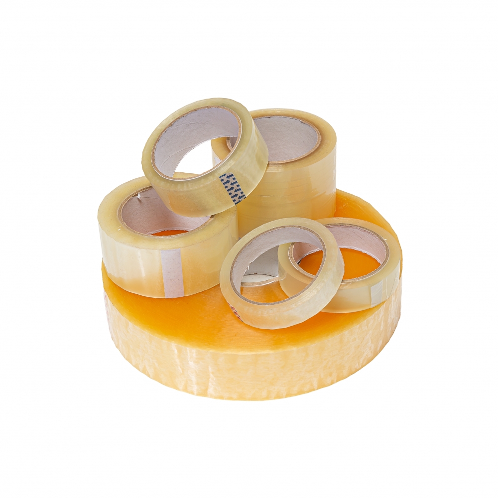 Clear acrylic adhesive tape