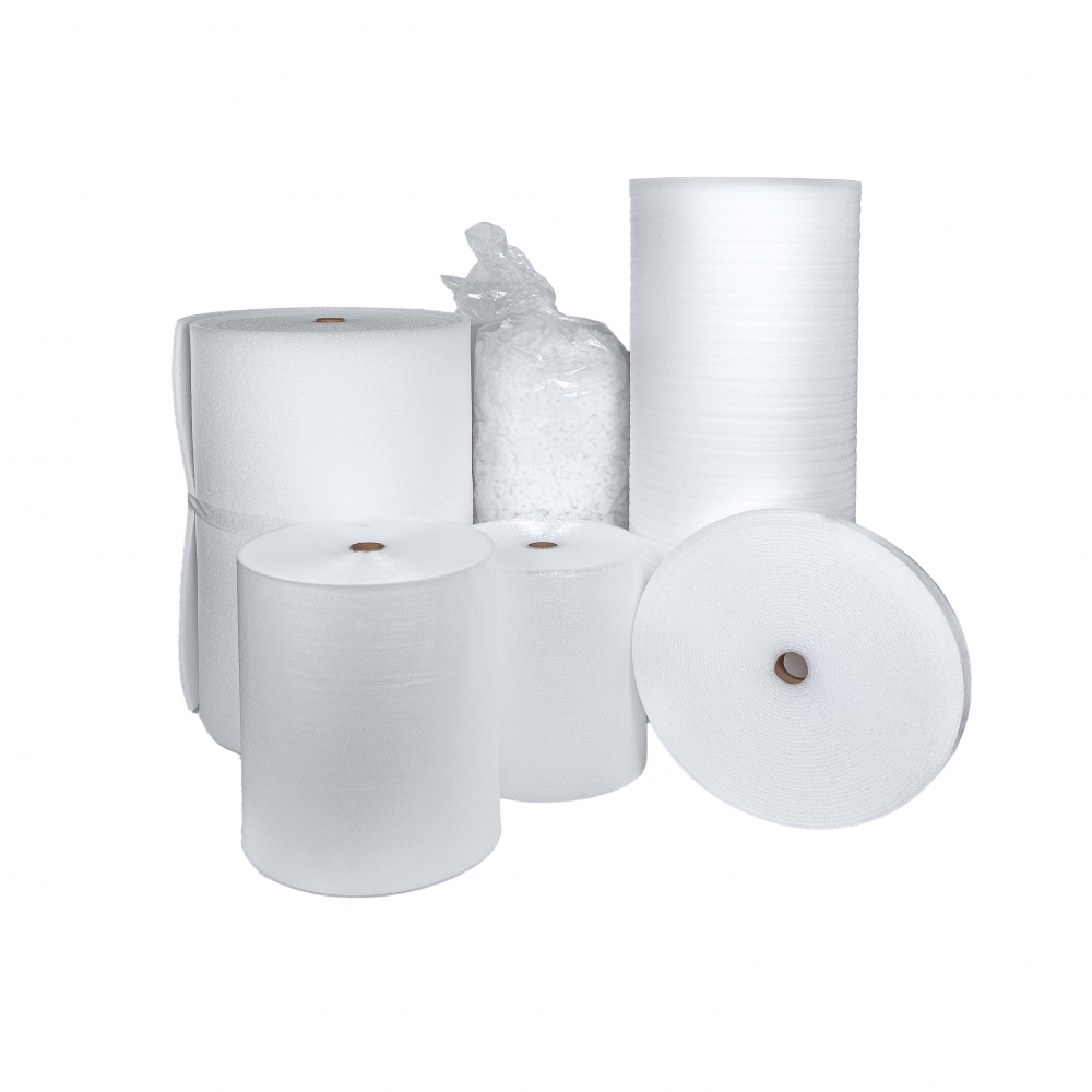 Polyethylene foam in rolls