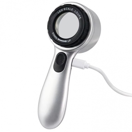 Magnifier with LED lighting