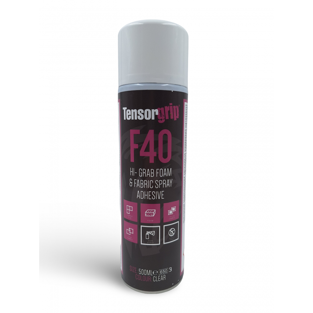 Aerosol adhesive for textiles Tensorgrip F40 (500ml)