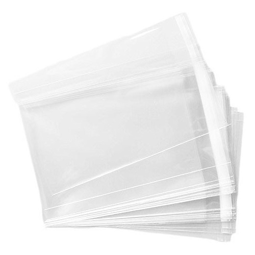 CPP bags with adhesive tape