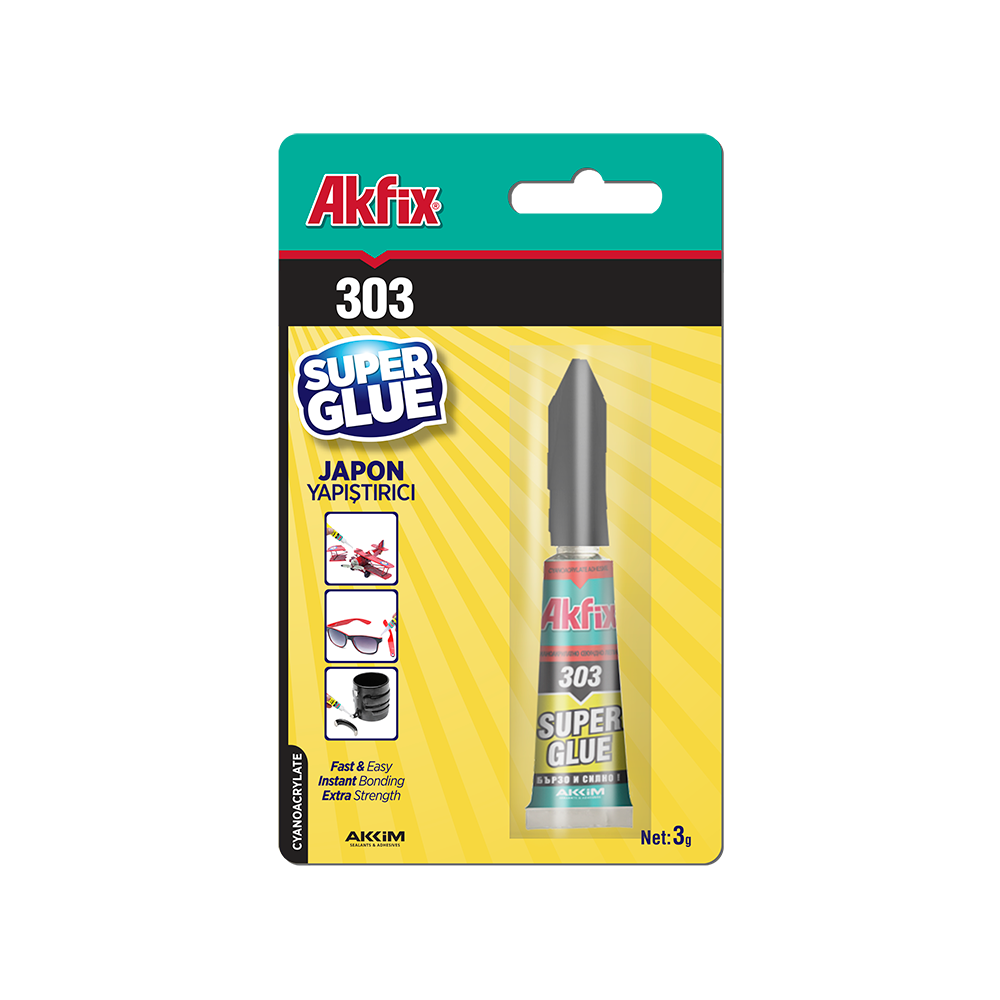 Akfix 303 Super klijai, 3g