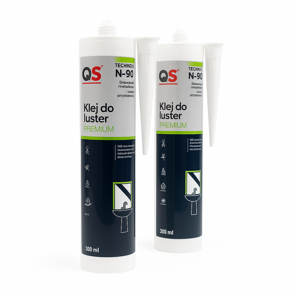 Tecnosil N-90 klijai–silikonas veidrodžiams, skaidrūs 300ml