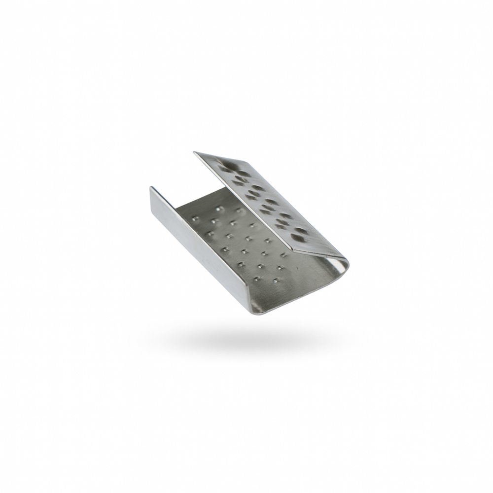 Tinplate seals for PP/PET strapping