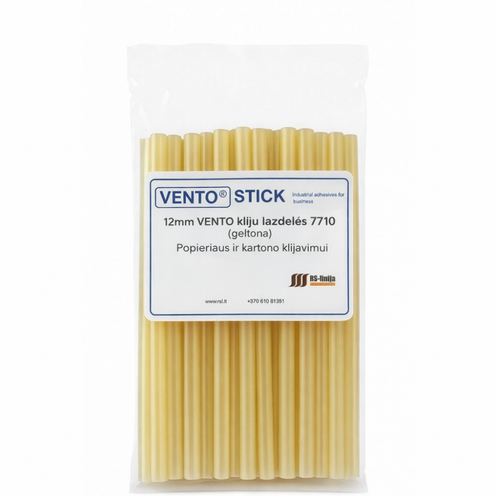 VENTO Stick 7710 Yellow color 12mm hot melt glue sticks / glue rods