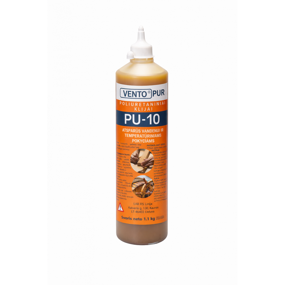 VENTO Pur poliuretaniniai klijai PU 10 min, 1kg