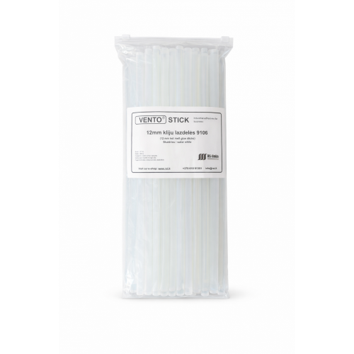 Klijų lazdelės - strypeliai VENTO Stick 9106 12mm itin skaidrios (1kg)