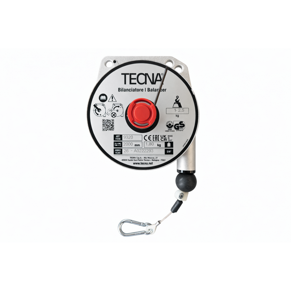 TECNA 9320 balansyras 1–2,5 kg