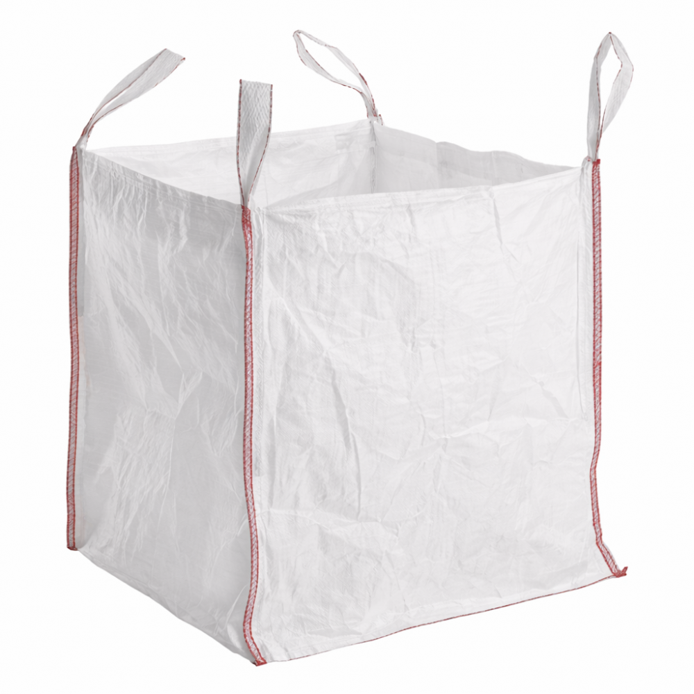 Didmaišis BIG BAG 90x90x120, atviras viršus, plokščias dugnas, talpa 1000kg