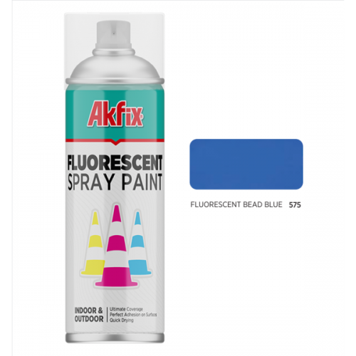 Akfix fluorescent spray paint, blue 400ml