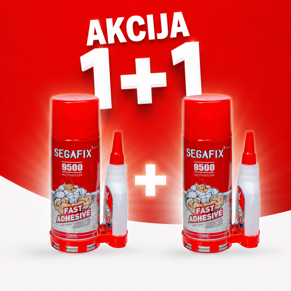 Segafix 9500 two comp. cyanoacrylate adhesive 400ml/100 g