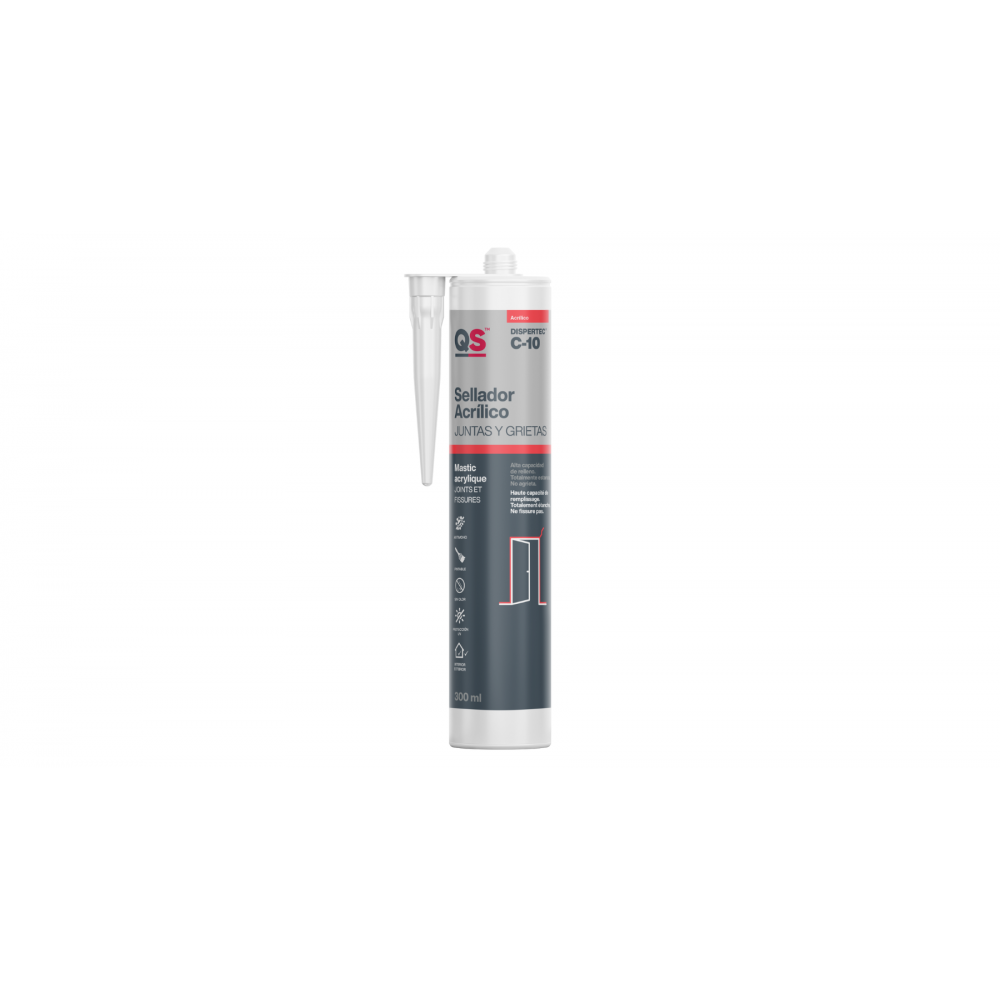DISPERTEC C-10 / Acrilico Universal acrylic sealant, 300 ml – grey