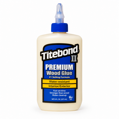 Titebond II Premium, 237ml – vandeniui atsparūs medienos klijai (vidus/ laukas)