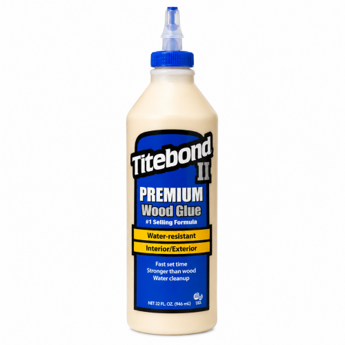 Titebond II Premium, 948ml – vandeniui atsparūs medienos klijai (vidus/ laukas)