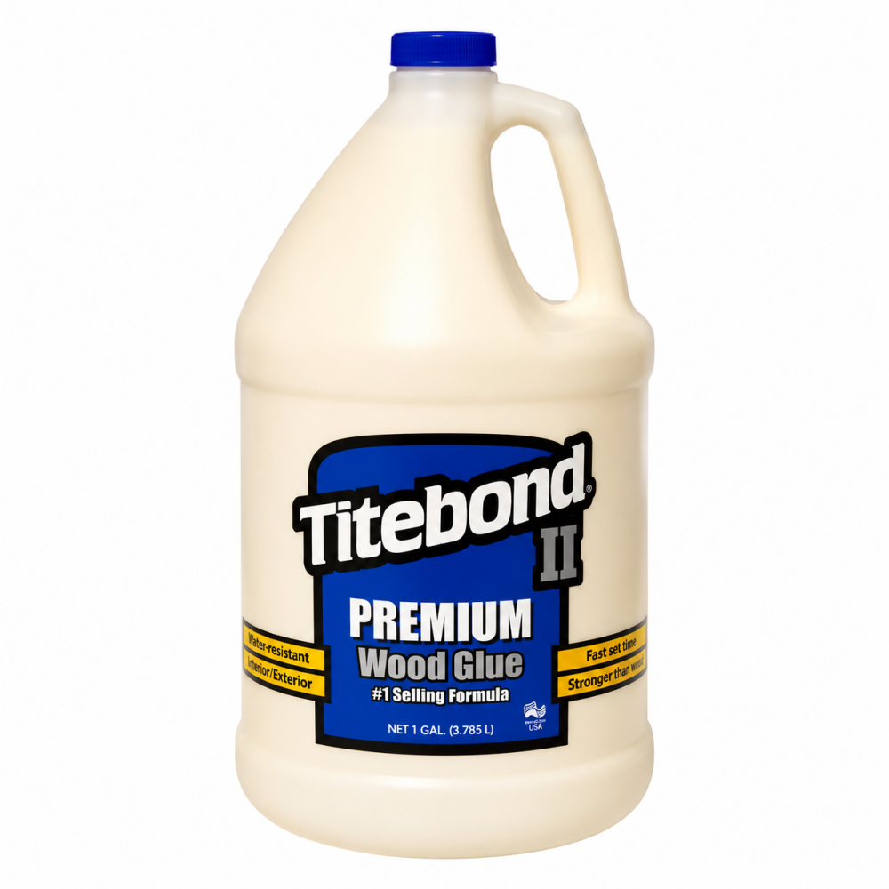 Titebond II Premium, 3,78L – vandeniui atsparūs medienos klijai (vidus/ laukas)