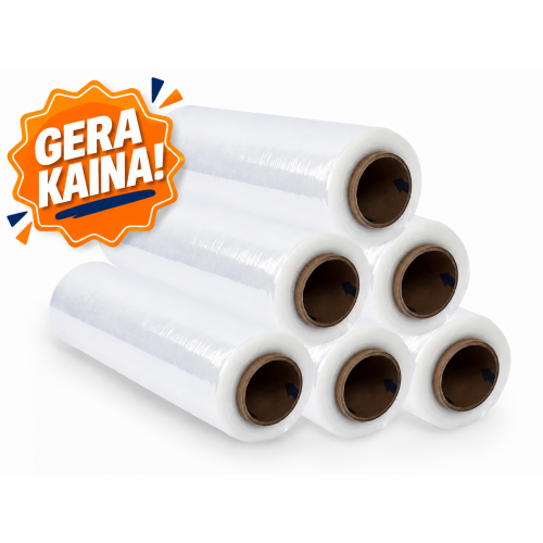 Pakavimo plėvelė 450mm/17mik/200m skaidri