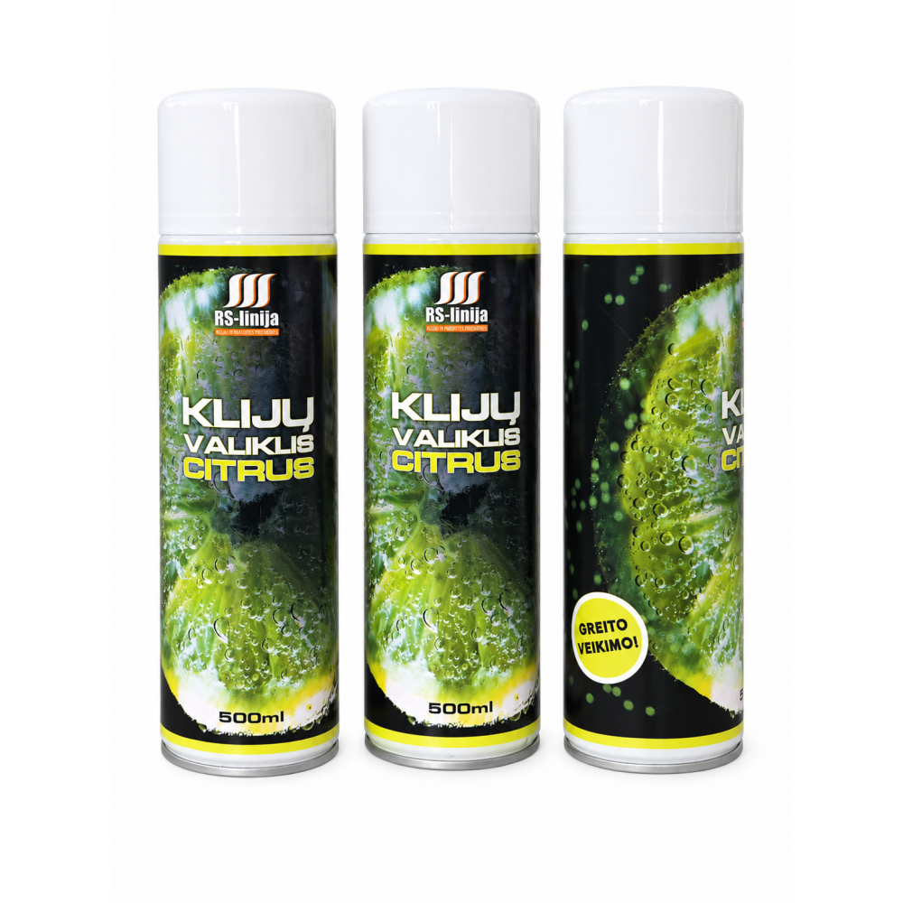 Aerozolinis karštų klijų ir lipnių etikečių valiklis Citrus, 500ml