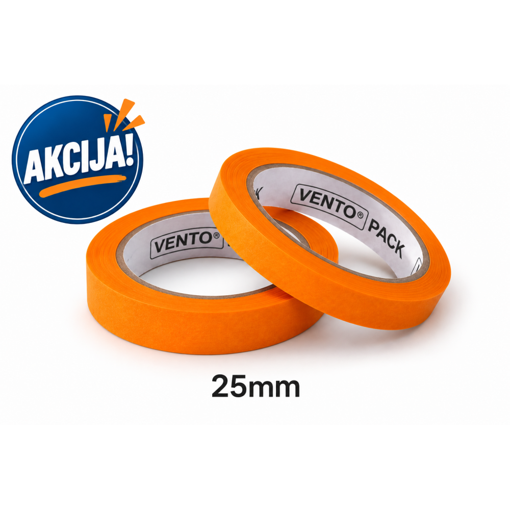 VENTO Pack painter’s masking tape 25mm/50m, PREMIUM