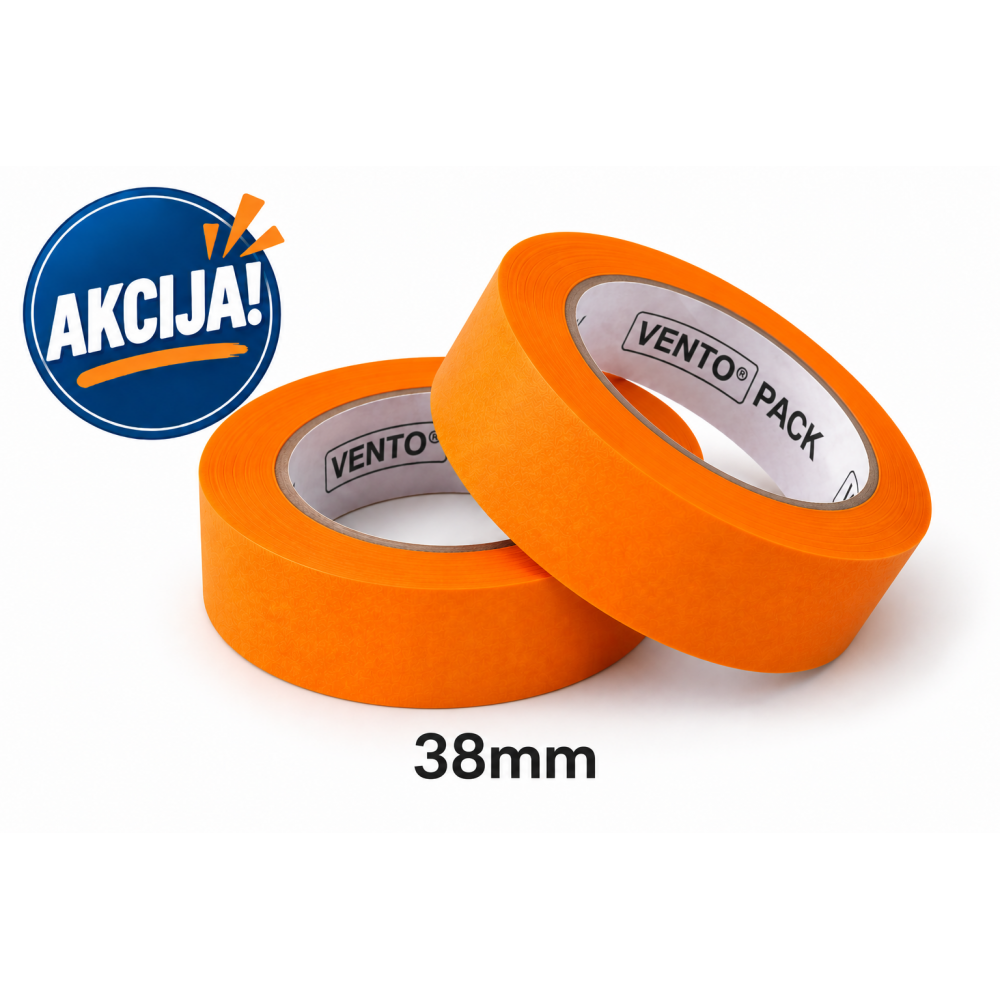 VENTO Pack painter’s masking tape 38mm/50m, PREMIUM
